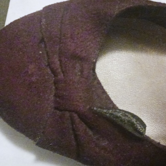 Xhilsaration Size 8 Brown Suede  w 3" platform heels - Picture 5 of 5